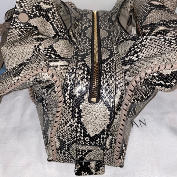 Stuart Weitzman Coquette Bag- Python Embossed Leather. - Picture 3 of 5